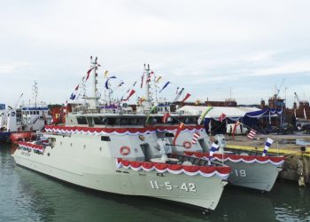 Dua Kapal Patroli Buatan Dalam Negeri Perkuat Jajajaran TNI Angkatan Laut