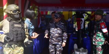 Jelang Hari Nusantara 2023, TNI AL Gelar Bakti Kesehatan dan Stand Pameran bagi Masyarakat Tidore