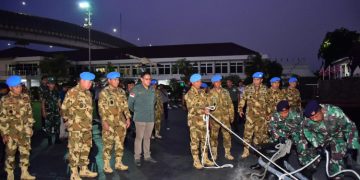 Jalani Misi Perdamaian Dunia, Panglima TNI Lepas Satgas MTF Konga XXVIII-O/UNIFIL 2023