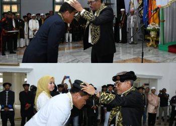 Kepala Staf TNI AL Terima Gelar Kehormatan dari Dua Kesultanan di Maluku Utara