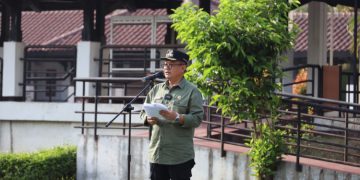 HARI JUANG TNI AD. TIGA PILAR PEMKOT BEKASI NORMALISASI KALI DI BEKASI