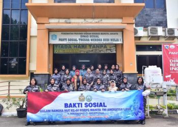 Bakti Sosial Digelar Jelang HUT Ke-61 Korps Wanita TNI AL