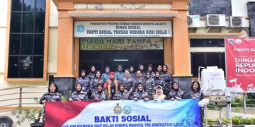 Bakti Sosial Digelar Jelang HUT Ke-61 Korps Wanita TNI AL