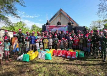 Bantuan Sosial TNI AL Menyambut Hari Raya Natal dan Tahun Baru