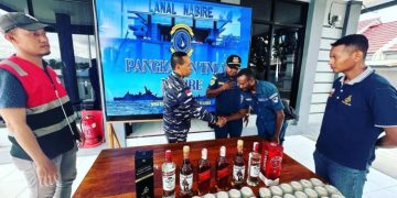 Prajurit TNI AL Kembali Amankan Miras Ilegal Di Nabire, Papua