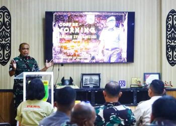 Pangdam XVIII Kasuari Ajak Jurnalis di Manokwari Jaga Suasana Damai di Pemilu 2024