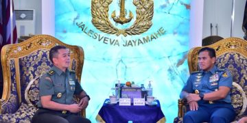 Penerangan Sebagai Garda Terdepan Di Era Digital, Kasal Terima Kunjungan Kapuspen TNI