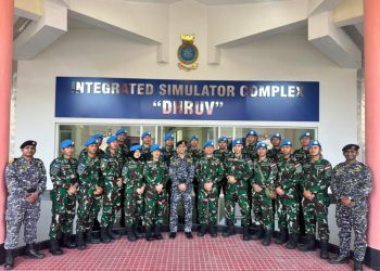 Perkuat Hubungan Diplomasi, KRI Frans Kaisiepo-368 Laksanakan Courtesy Call Kepada Southern Naval Command