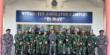 Perkuat Hubungan Diplomasi, KRI Frans Kaisiepo-368 Laksanakan Courtesy Call Kepada Southern Naval Command