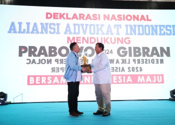 Ribuan Advokat Indonesia Deklarasi Dukung Prabowo-Gibran