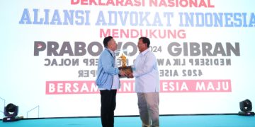 Ribuan Advokat Indonesia Deklarasi Dukung Prabowo-Gibran