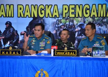Kasal Tinjau Kesiapan Gelar Kekuatan TNI AL Dalam Rangka Pemilu 2024
