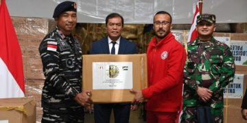 Tahap Debarkasi Bantuan Kemanusiaan Untuk Gaza di El Arish Mesir