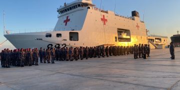 Usai Laksanakan Misi Kemanusiaan Korban Konflik Di Gaza, KRI RJW-992 Kembali Ke Tanah Air