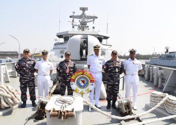 Harbour Phase Hari Pertama KRI Sultan Iskandar Muda-367 dan Heli Panther HS-1303 Pada Latma Milan 2024