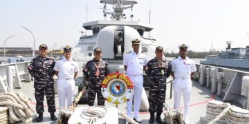Harbour Phase Hari Pertama KRI Sultan Iskandar Muda-367 dan Heli Panther HS-1303 Pada Latma Milan 2024
