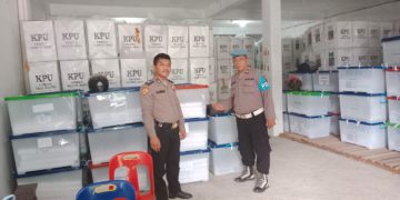 Polres Pematangsiantar Maksimalkan Pengamanan Logistik ke Kantor dan Gudang KPU