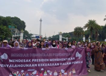 Mimbar Demokrasi Perempuan Desak Jokowi hentikan Penyalahgunaan Kekuasaan di Pemilu 2024