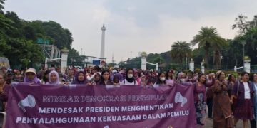 Mimbar Demokrasi Perempuan Desak Jokowi hentikan Penyalahgunaan Kekuasaan di Pemilu 2024