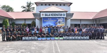 TNI AL Gelar Karya Bakti Dan Bakti Sosial Di Batam