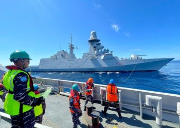 Latihan Bersama KRI Diponegoro-365 Dengan Kapal Nato Di Laut Mediterania