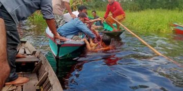 Lima Warga Tenggelam Akibat Banjir di Kota Palangkaraya