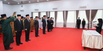 Wali Kota Lantik 92 JPT Pratama, Administrator, Pengawas, dan Fungsional Pemko Pematangsianțar