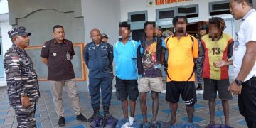 TNI AL Gagalkan Penyelundupan Narkotika Jenis Ganja dan BBM Dari Jayapura Menuju Papua Nugini