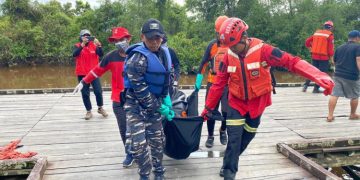 TNI AL Berhasil Evakuasi Korban Tenggelam Di Berau, Kalimantan Timur