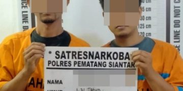 Polres Pematangsiantar Tangkap Dua Pria Pemilik 3,23 gram Sabu