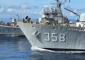 Tingkatkan Profesionalisme Prajurit, Kapal Perang TNI AL Latihan Di Laut Natuna Utara