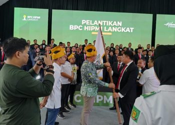 Pelantikan BPC HIPMI Langkat: Pj Bupati Pesan Untuk Kerja Sama Dengan Pemerintah