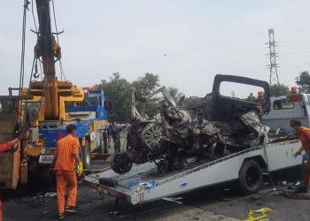 Jasa Raharja Beri Santunan Rp50 Juta untuk Korban Meninggal Kecelakaan Tol Japek KM 58