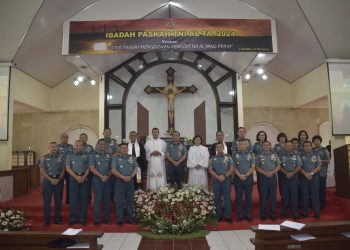 Berlangsung Khidmat, TNI AL Wilayah Jakarta Rayakan Paskah 2024