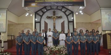 Berlangsung Khidmat, TNI AL Wilayah Jakarta Rayakan Paskah 2024