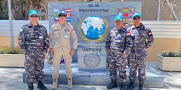 Komandan Satgas MTF TNI Konga XXVIII-O/UNIFIL Laksanakan Update ADO Di UNFICYP Head Quarter