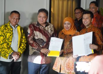 Khofifah-Emil Resmi Diusung Partai Golkar di Pilgub Jatim 2024