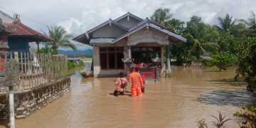 Banjir di Kabupaten Parigi Moutong Berangsur Surut
