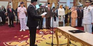 Gubernur Kepulauan Riau Lantik ( Pj ) Walikota Tanjungpinang Andri Rizal Siregar