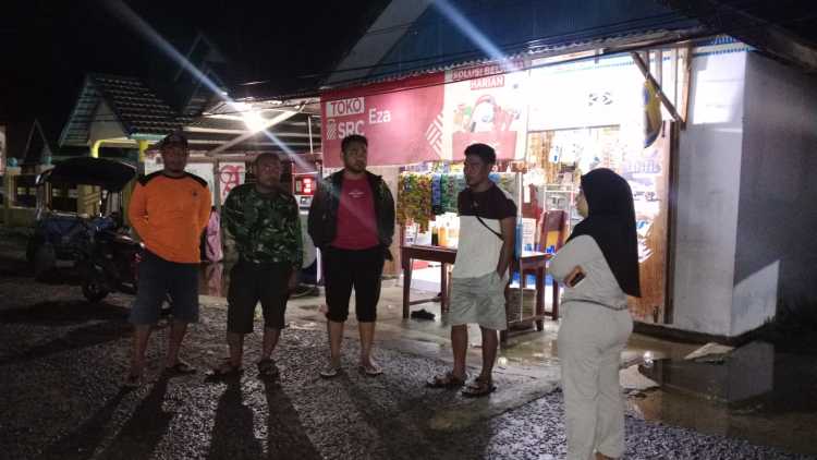 Kondisi rumah warga yang terdampak banjir di Kabupaten Pohuwato, Provinsi Gorontalo pada Sabtu (15/6)