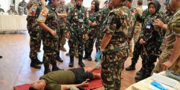 SRIKANDI TNI AL BERI PELATIHAN KEPADA TENTARA LUAR NEGERI