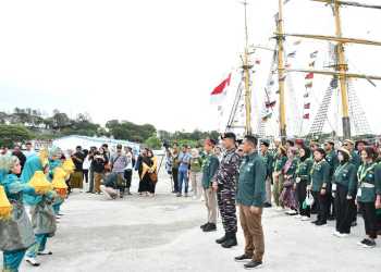 PELAYARAN MUHIBAH BUDAYA JALUR REMPAH, KRI DEWARUCI TIBA DI SABANG