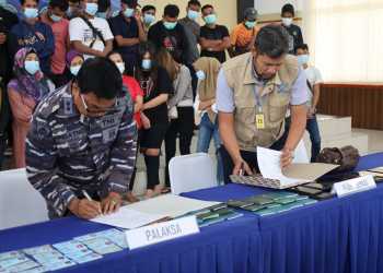 Perairan Dumai Area Masuknya PMI Non Prosedural, TNI AL Berhasil Amankan 42 PMI Ilegal Dari Malaysia