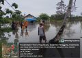 Kondisi banjir di kab Muna Barat. Sumber foto: BPBD Muna Barat