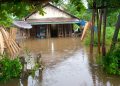 Kondisi rumah warga yang terdampak banjir di Kabupaten Buru, Provinsi Maluku pada Jumat (5/7)