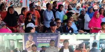 Ketua Tim Badan Pemenangan Li Claudia (BPC) Calon Wakil Walikota Batam Meriahkan Acara Senam Zumba