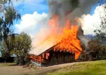 Kaops Damai Cartenz 2024 sebut KKB Bakar Sekolah Dasar di Pegunungan Bintang