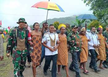 Tingkatkan Kesejahteraan Masyarakat, Kodim 1801 Manokwari Gelar TMMD ke 121