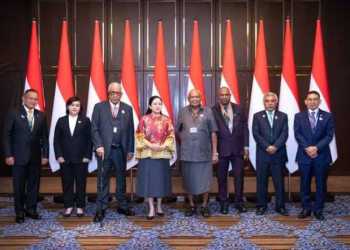 Ketua BKSAP DPR RI Fadli Zon dan Ketua DPR RI bertemu dengan perwakilan parlemen negara-negara yang tergabung dalam Melanesian Spearhead Group (MSG)//ISTIMEWA