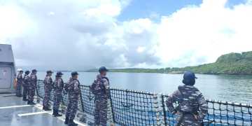 Kembali Ke Tanah Air, KRI REM-331 Tiba di Apra Harbor Guam Naval Base